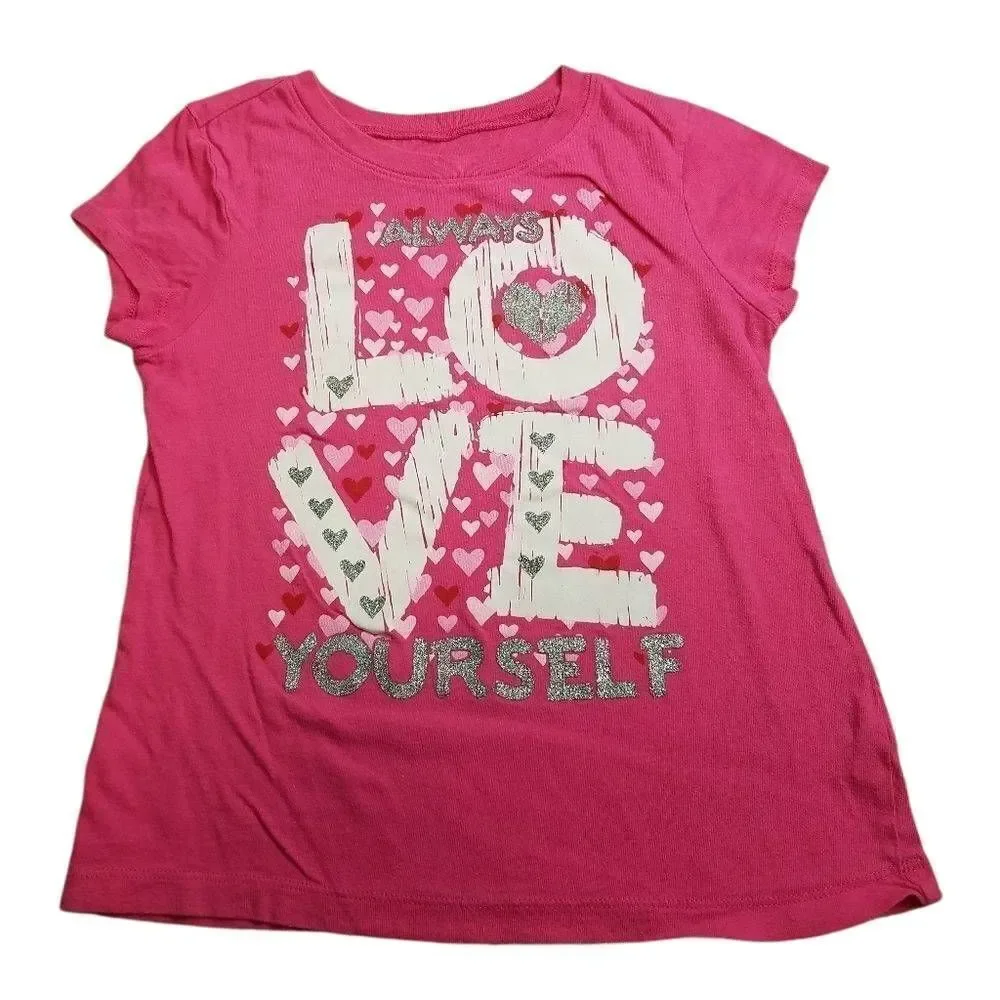 Children's Place Love Valentines shirt S 5/6